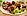 Frische Falafel mit Salat und Radieschen 