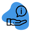 Blauer Klecks sieht aus wie eine Pfütze mit einer Hand. Über der Hand ist eine Sprechblase mit einem Ausrufezeichen.