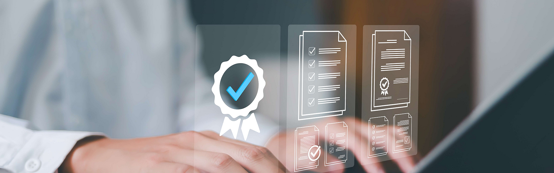 Elektronische Bescheinigung.