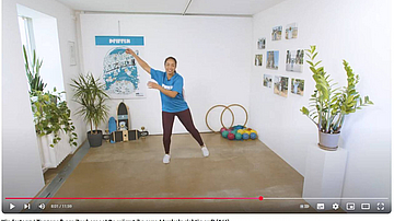 Warm Up mit PFIFFIX. Kommt in Schwung mit kurzen einfachen Bewegungsübungen