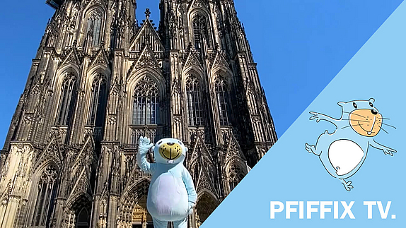 PFIFFIX am Kölner Dom.