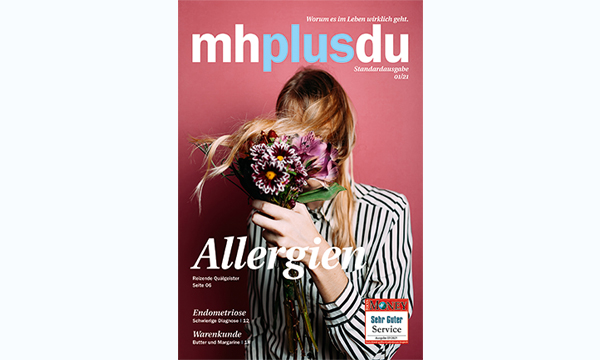 Cover der mhplusdu. Das ist unser Magazin für Versicherte.